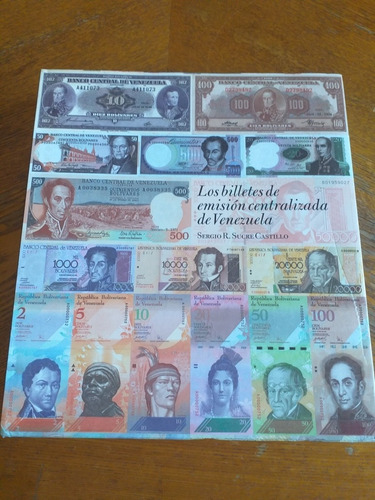 Libro De Los Billetes De Emisión Centralizada De Venezuela