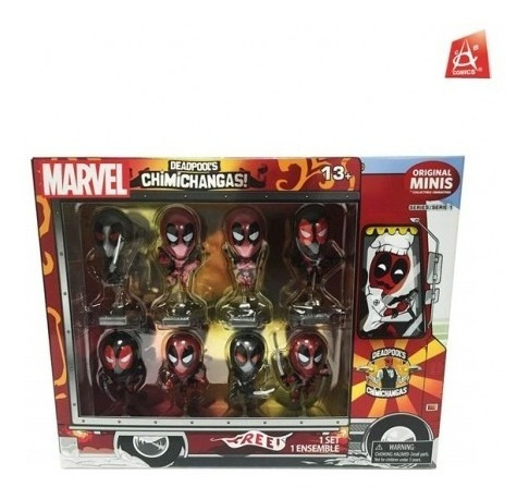 Mavel Deadpool 8 Figuras Chimichangas