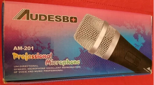 Micrófono Profesional Marca Audesbo Modelo Am-201.
