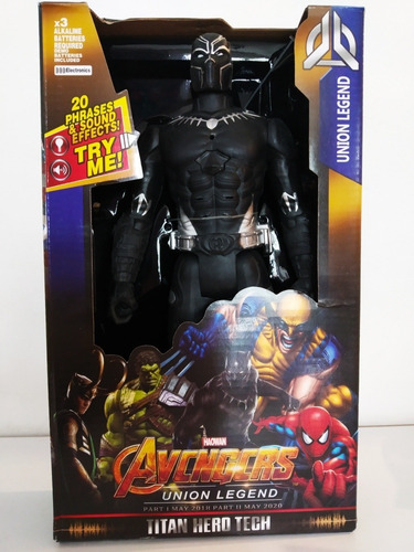 Muñeco Thano Hulk Thor Pantera Negra Ironman Wolverine