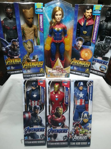 Muñecos Avengers Spiderman Capitan America Ironman Pantera