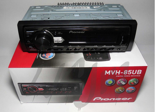 Radio Reproductor Pioneer Mvh-85ub Mp3 Usb Nuevo Y Original