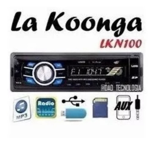 Radio Usb Sd Aux Koonga Kln-100 Nuevos