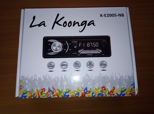 Reproductor De Carro La Koonga K-e-nb S40