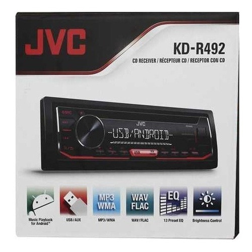 Reproductor Jvc Kd-r492 Mp3 / Usb / Tuner / Aux / Android