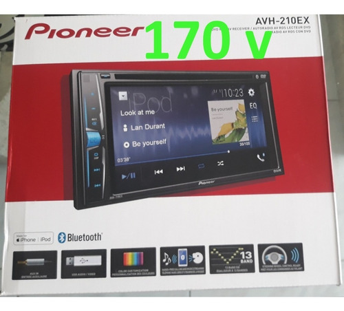 Reproductor Pioneer Avh-210ex 2 Din (200