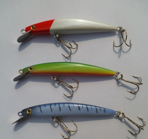 Señuelos Para Pesca Tipo Minow 12cm, Media Agua (3).