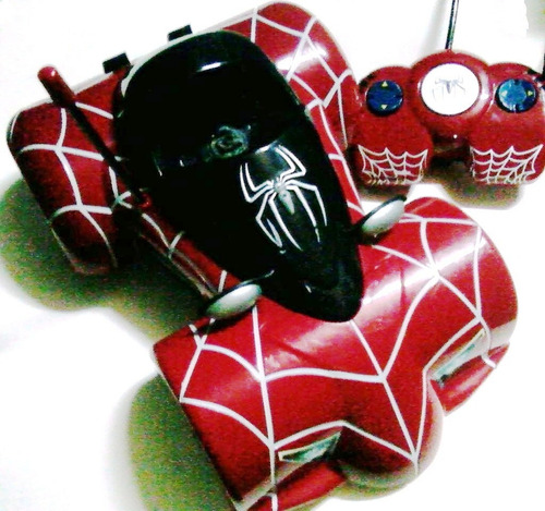 Spiderman Carro Control Remoto Gde. Juguete 32 X 21cm Genial