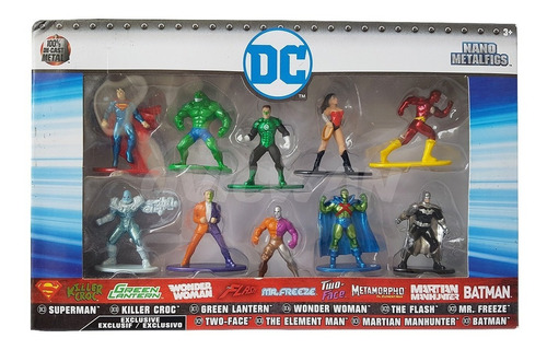 Superman Flash Figuras Dc Nano Metalfics