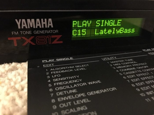 Synth Sintetizador Fm Yamaha Tx81z / Dx21 / Dx7