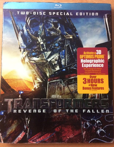 Transformers - Revenge Of The Fallen. Blu Ray.original