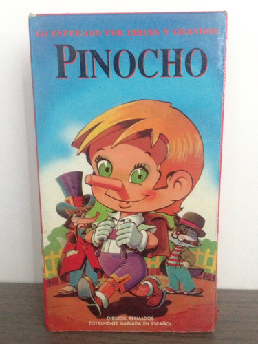 Vhs Película Original. Pinocho. Hablada En Español Impe