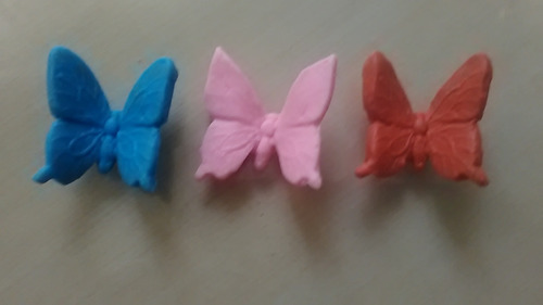 12 Mariposas Masa Flexible De Cajitas Y Recuerdos Niños