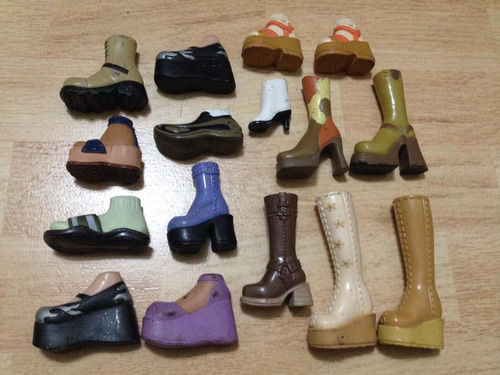 Accesorios Botas Zapatos Muñecas Bratz Mattel Originales