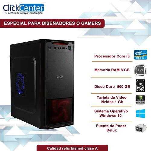 Computador Pc Gamer Core I3, Ram 4gb + Tarjeta De Video