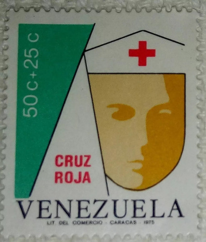 Estampilla De Coleccion (Cruz Roja) Caracas 