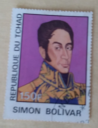 Estampilla Simón Bolívar.