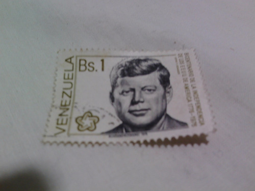 Estampilla Venezuela  John F Kennedy Bicentenario