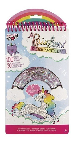 Fashion Angels Rainbow Shaker Compact Portfolio
