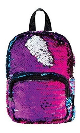 Fashion Angels S.lab Magic Sequin In Backpack-purple/silver