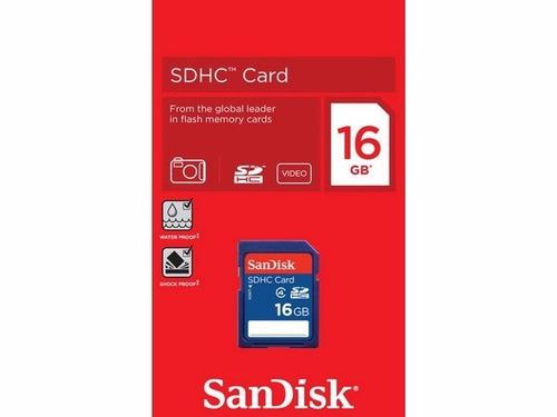 Memoria Sandisk Flash 16gb C4 Sdhc Sdsdb-016-b35