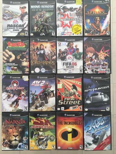 Nintendo Gamecube Lote De 20 Video Juegos Originales Buenos