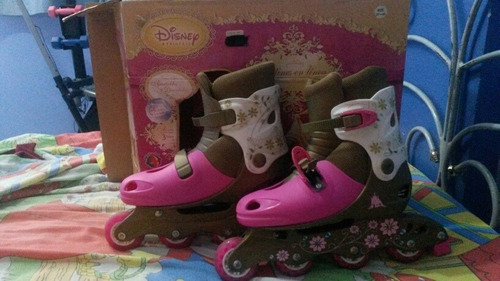 Patines En Linea; Marca Disney. En Perfecto Estado