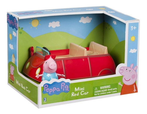 Peppa Pig Carro Rojo Con Figura