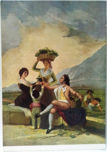 Postal Años 60 Color Francisco Goya - Las Vendimias