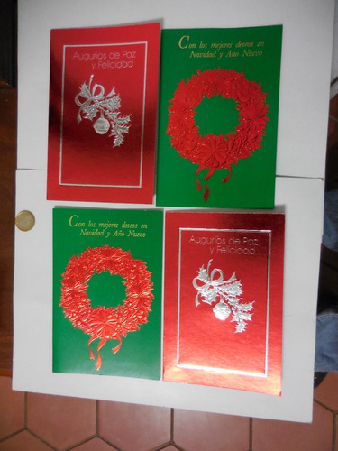 Postales Tarjetas De Navidad Años 80