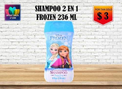 S-01 Shampoo De Frozen Para Niñas 236 Ml