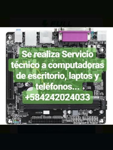 Servicio Técnico Pc, Laptos, Celulares, Computadoras Módem