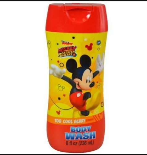 Shampoo, Gel De Baño Y Burbujas De Mickey Mouse.