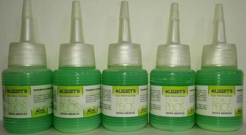 04 Pack Gotas Mágicas Regeneradora Crecepelo Alizzets 40ml