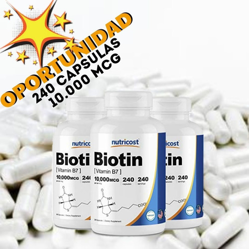 Biotina  Mcg 240 Cap