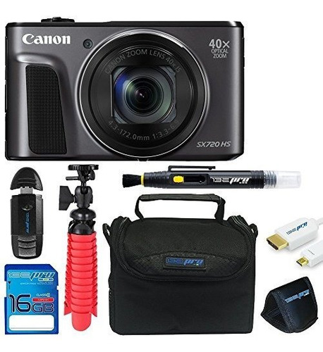 Canon Powershot Sx Negro Tripode Memoria Gb Pixi