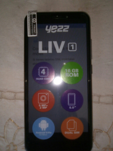 Celular Yezz Liv1 Con Accesorios En Caja Y Su Forro