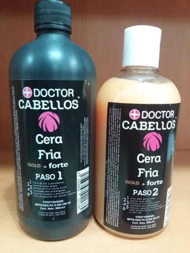 Cera Fria Gold + Forte (2 Pasos) Doctor Cabello