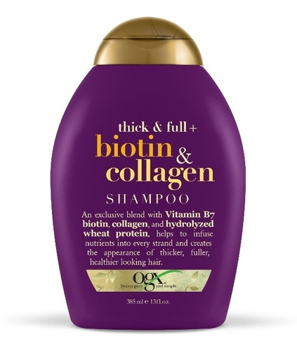 Combo De Shampoo Y Acondicionador Con Biotin & Colágeno