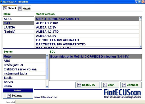 Fiatecuscan 3.6 - Software De Diagnostico Obdii