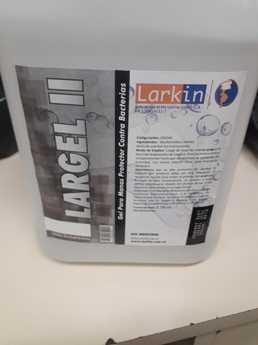 Gel Antibacterial Larkin Original 100 % Calidad Galon 3.78 L