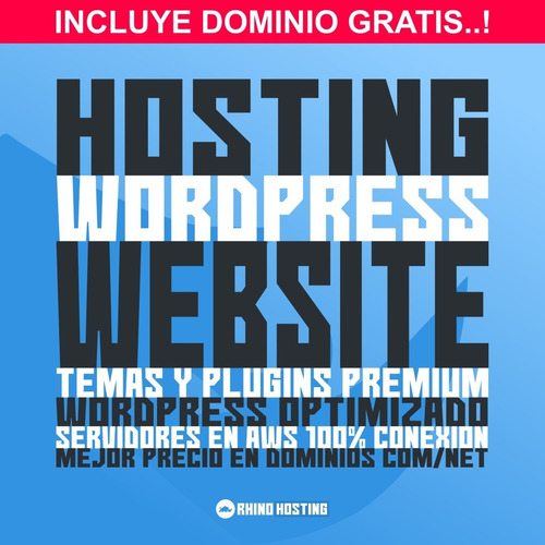 Hosting Wordpress Plan Website - Dominio Gratis