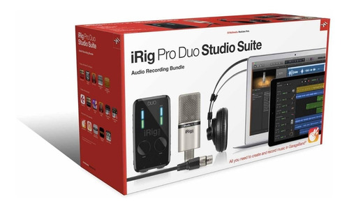 Irig Pro Duo Studio Suite (interfaz Audifono Mic Software)