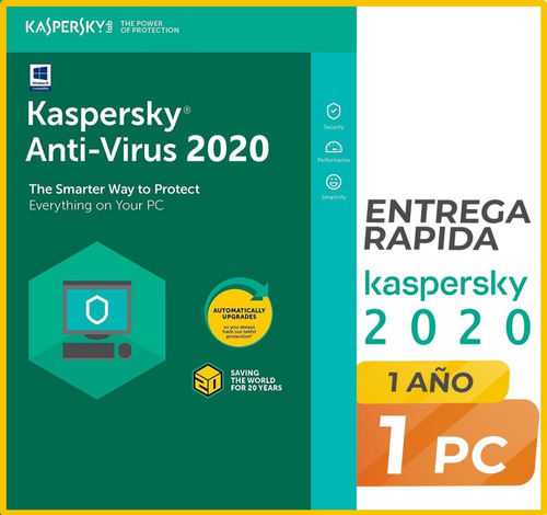 Kaspersky Anti-virus 1 Pc 1 Año Licencia Original