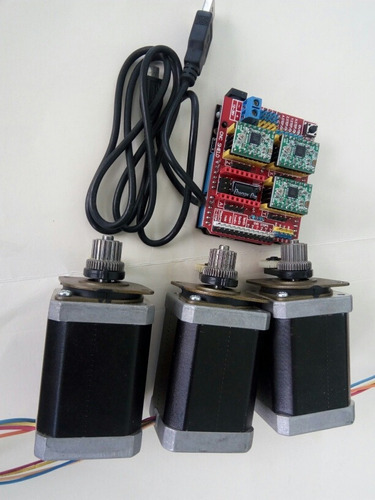 Kit Cnc Arduino 3 Motores Nema kg Torque