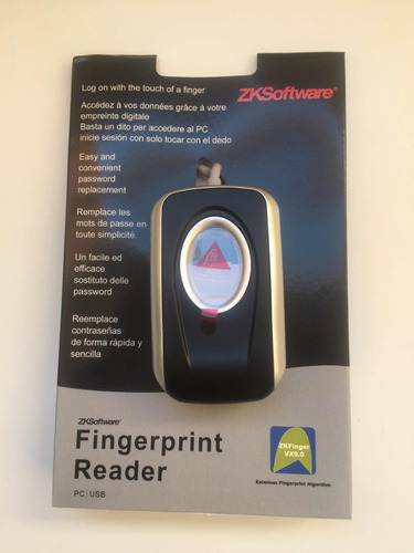 Lector Biometrico Zk Finger Print Usb + Software Desarrollo