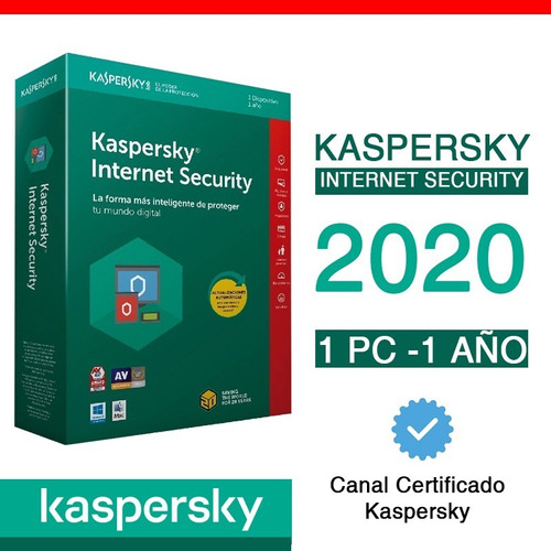 Licencia Original Kaspersky Internet Security 1pc 1 Año