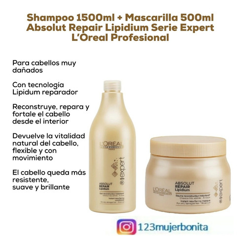 Loreal Profesional Expert Absolut Repair Tienda Ccs