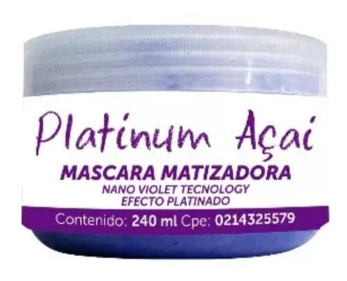 Mascara Matizadora Elegance 240 Ml, Efecto Platinado