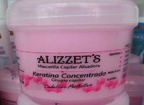 Mascarilla Capilar Alizzet 480 Gr (gigante) Keratina Cabello